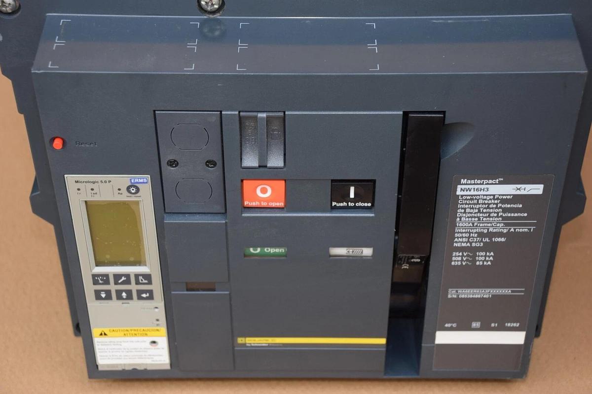 Square D Masterpact NW16H3 WA6EER63AFXXXXXXA 1600A 1600 Amp *NEW, DMG TAKE OUT*