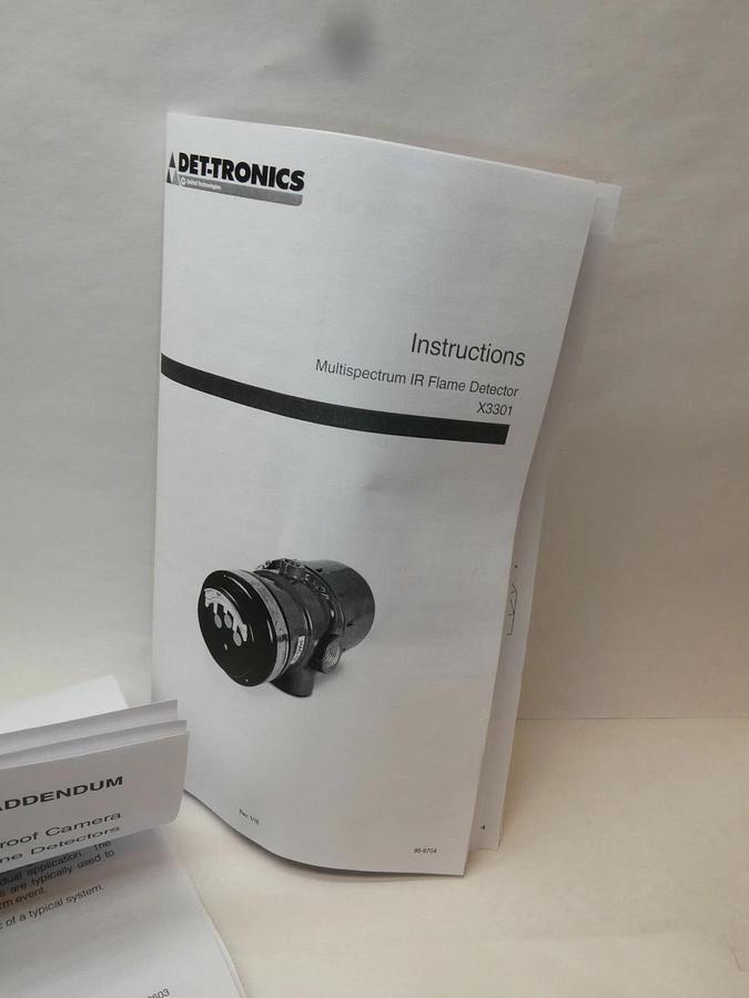 Det-Tronics Multispectrum IR Flame Detector X3301A3N33A2 029500-001 X3301 A *NEW
