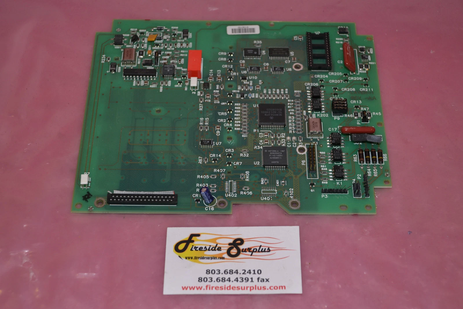 Used MOTOROLA CIRCUIT BOARD CARD 84D42668D01 4-06-9 0792-06 BC-AA