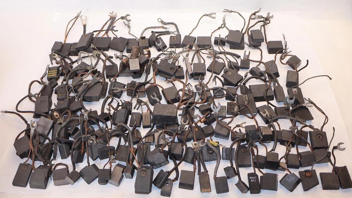 Used Business Industrial Carbon Motor Brushes Misc Large Lot National Southern ect