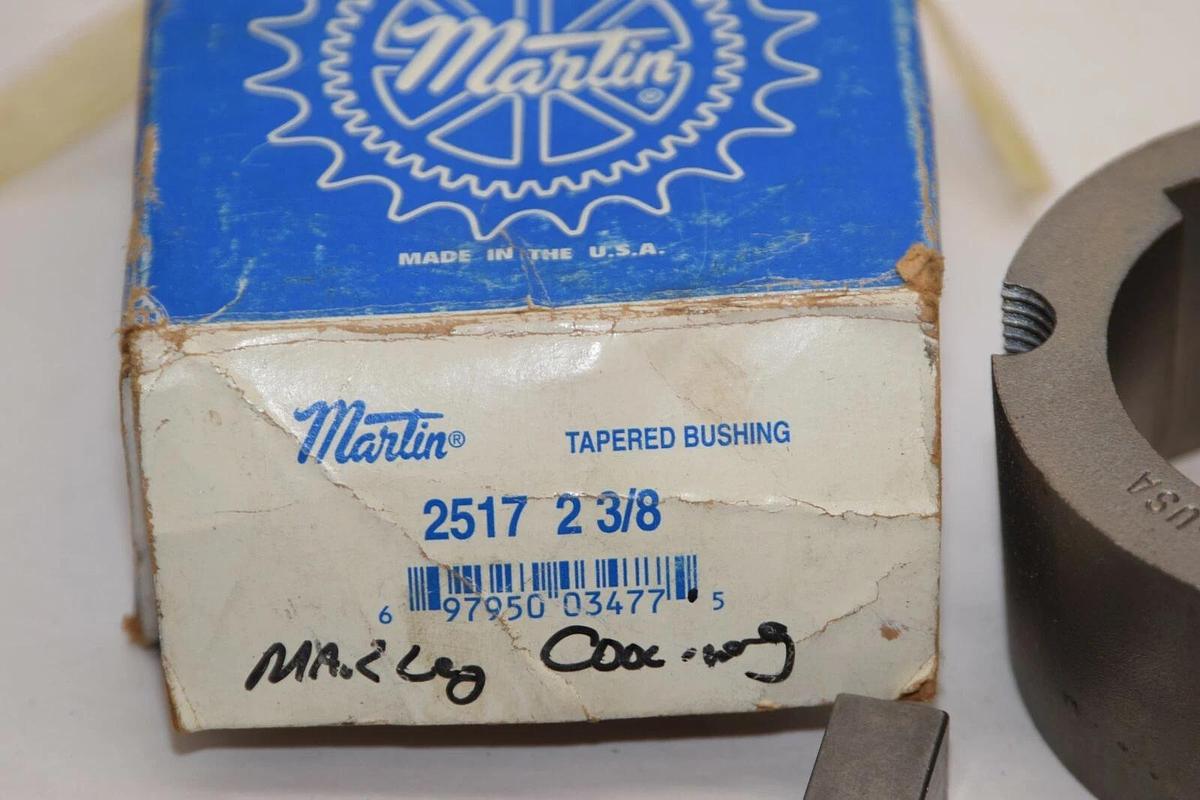 (NEW) MARTIN 2517 2-3/8 2-3/8" Tapered Bushing