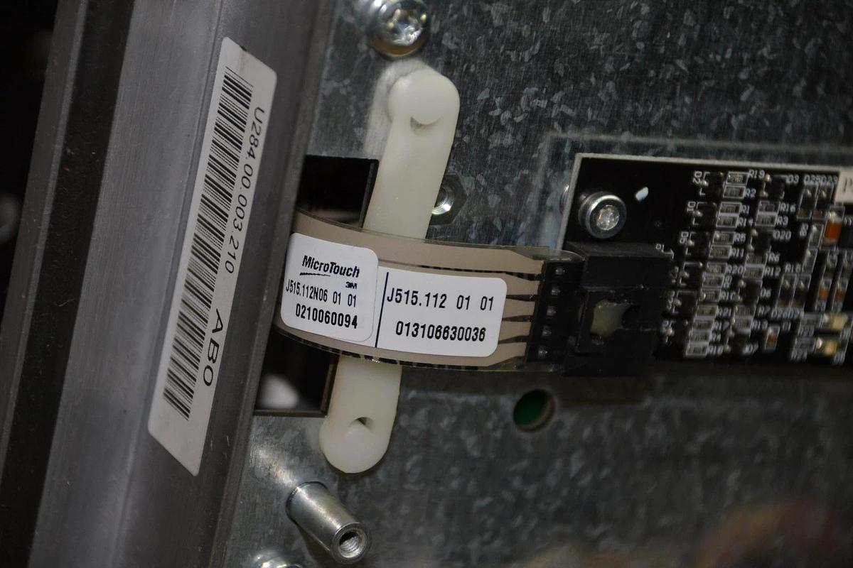 Used SIEMENS SIMATIC TOUCH PANEL 15T 15" Front U284.00.003.210  J515.112N06
