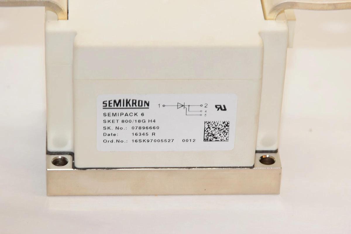 (NEW) SEMIKRON SKET 800/18G H4 80018GH4  Semipack 6 Thyristor Module