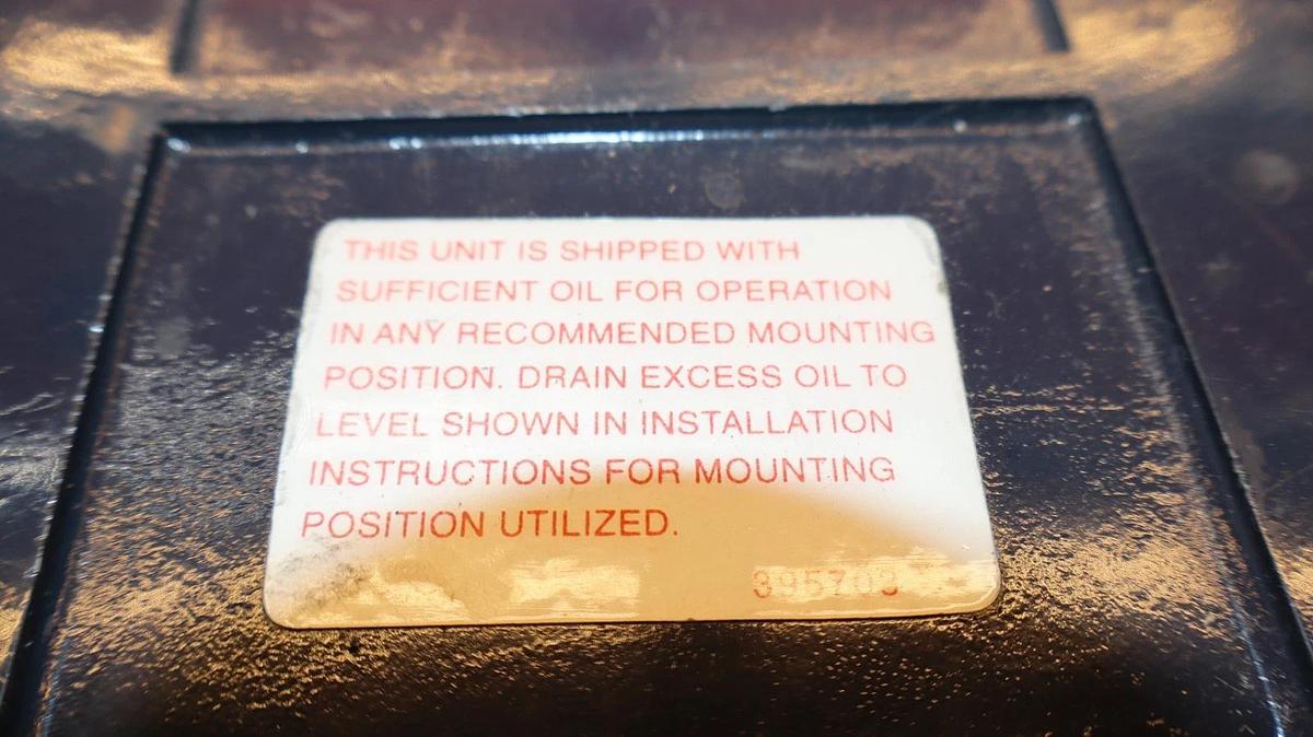 Emerson Torqube Gear Box Speed Reducer US Motors 26 QC 60:1 5590/C08 N (New)