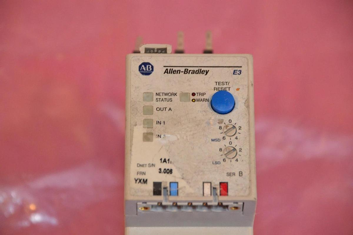 Used ALLEN BRADLEY OVERLOAD RELAY 193-EC1PB 193 EC1PB 193EC1PB SER. B