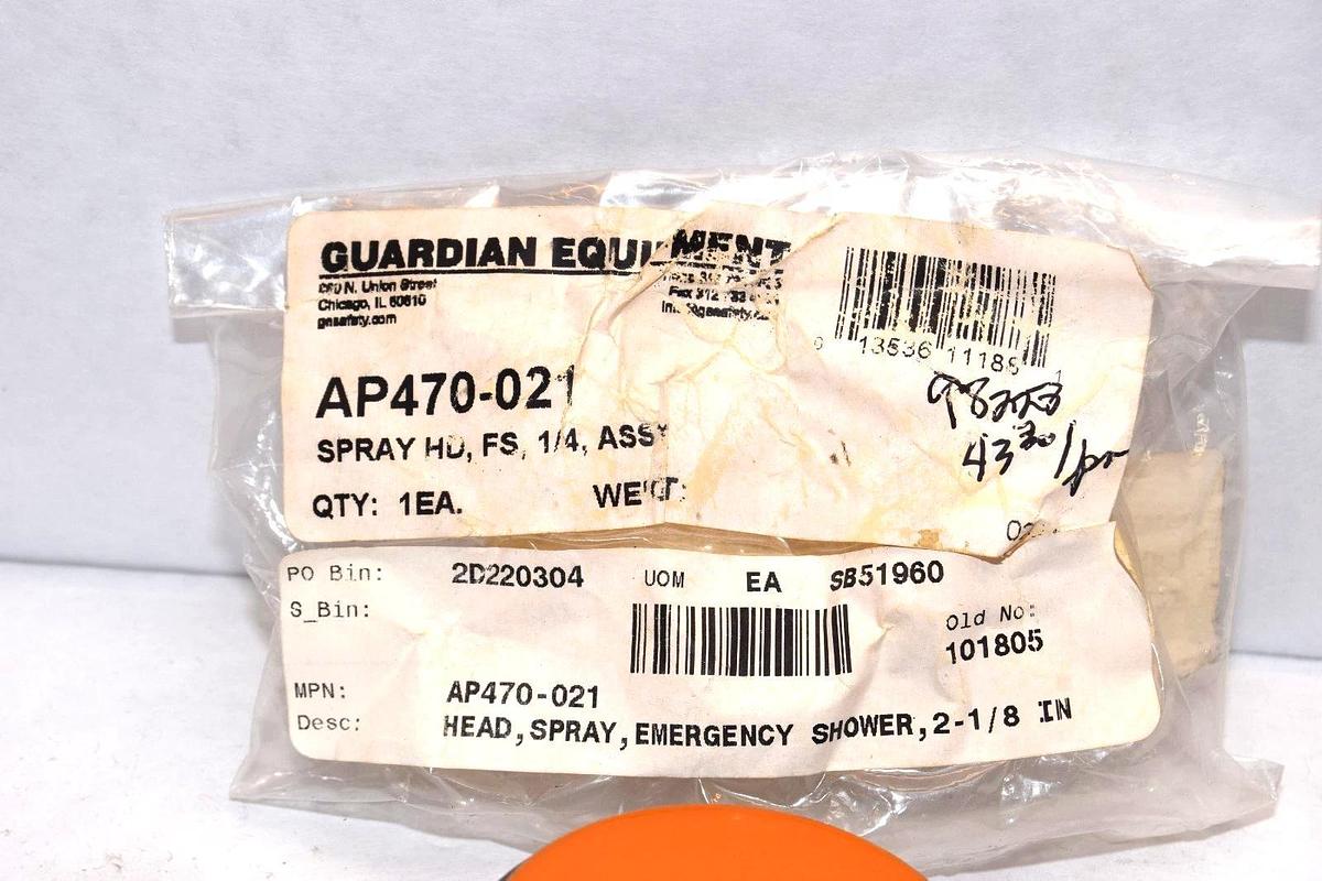 Guardian Equipment AP470-021 2-1/8" Emergency Spray Shower Head 1/4"