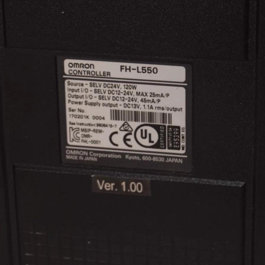 Used Omron FH Controller FHL550 FH-L550 24vdc 120w 13v output