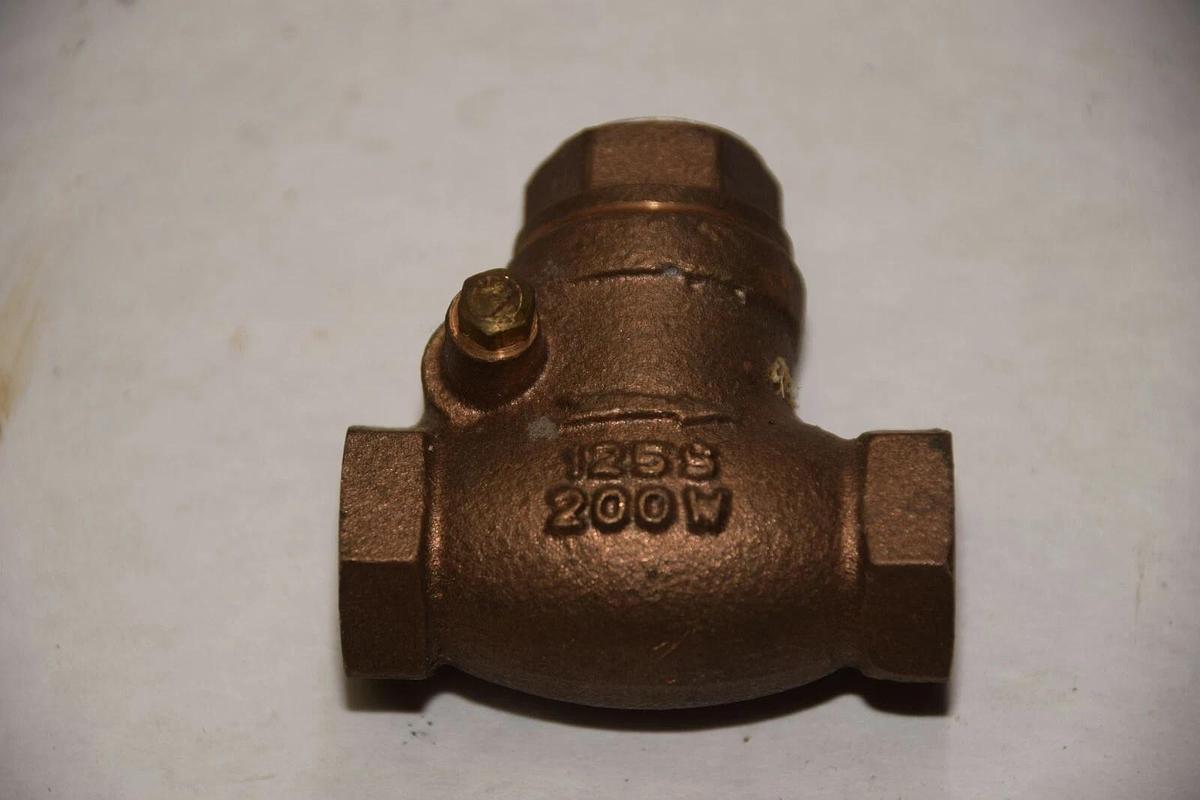 CRANE 125S 1707 200W 1/4" CHECK VALVE NEW