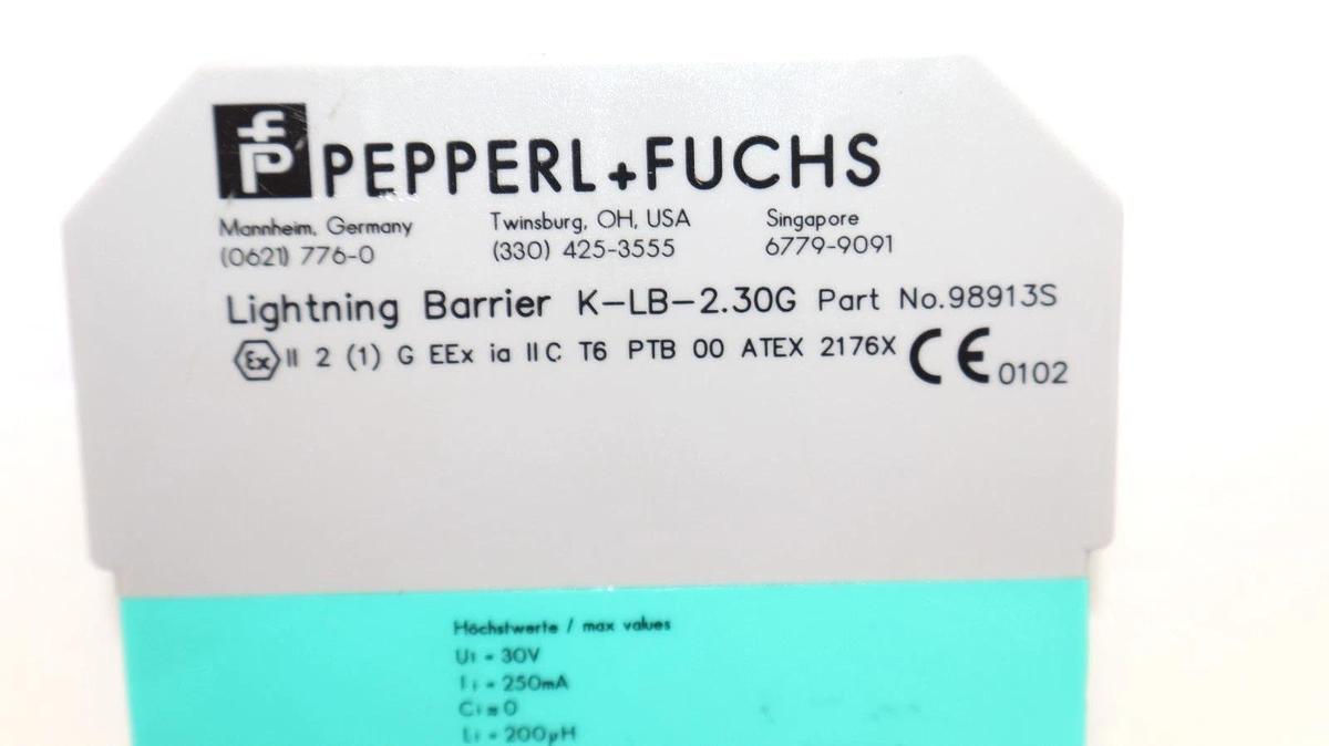 Used Pepperl + Fuchs K-LB-2.30G , 98913S Safety Barrier