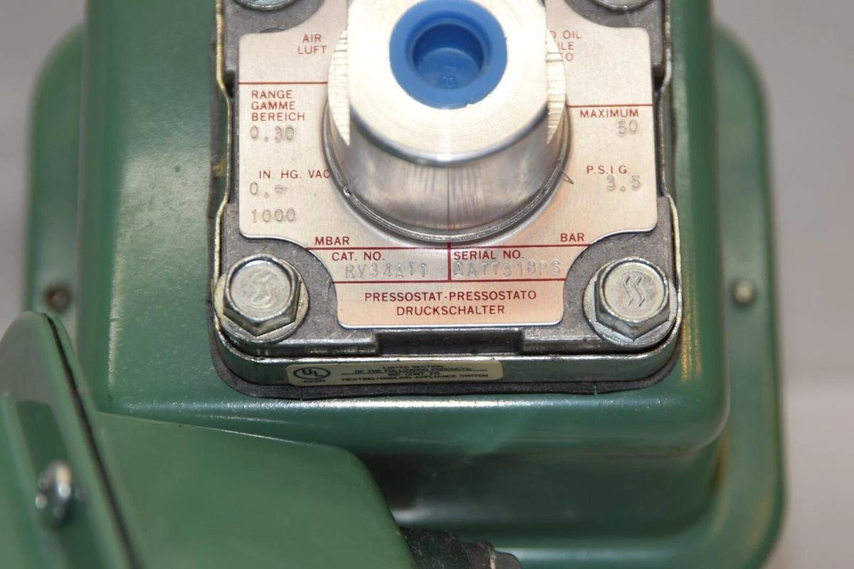 (NEW) ASCO PB31A RV34A11 3.5psig Pressure Switch Box