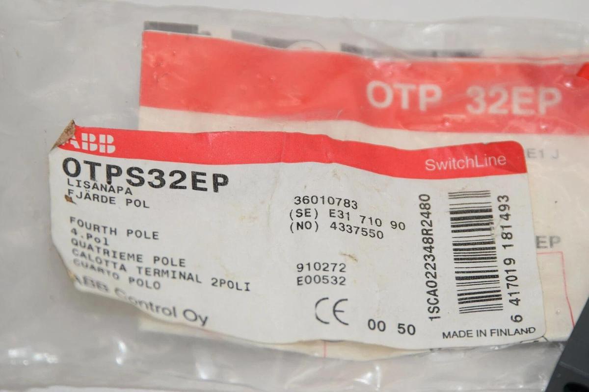 (NEW) ABB OTPS32EP Fourth Pole Contact