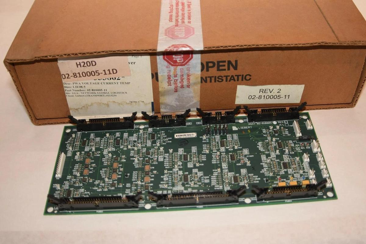 (NEW) EMERSON / LIEBERT 02-810005-11 02-810005-11D Circuit Board
