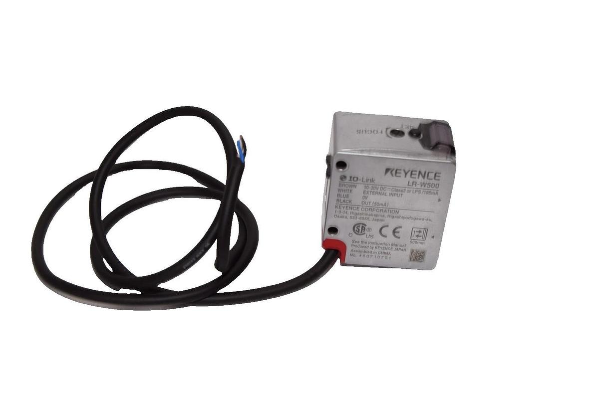 Used Keyence LR-W500 , LRW500 IO-Link 10-30Vdc Photoelectric Sensor