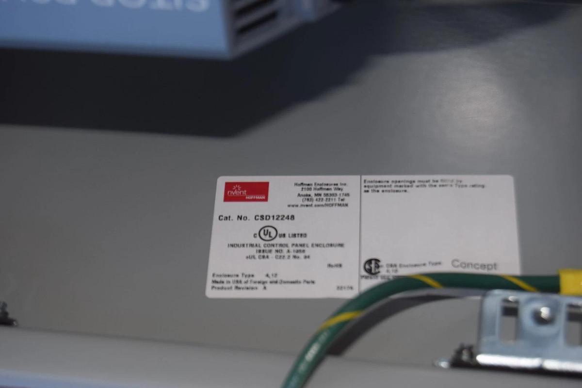 HOFFMAN CSD12248 Enclosure w/ 24v Power Supply 20A Disconnect 480v 3RV2711-1DD10