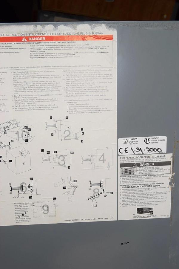 SQUARE D I-Line II Busway Tap Box PTB516GH Ser. 2 3P4W 600v 1600A 1600 Amp (NEW)