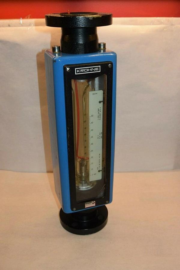 NEW KROHNE SCFM 1-3/4" PORT BLOCK STYLE INLINE FLOWMETER