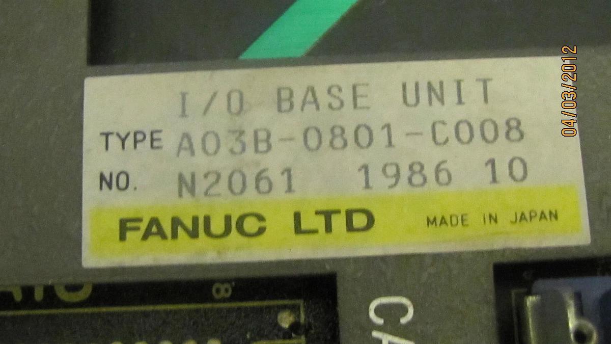 Used FANUC I/O BASE UNIT A20B-1001-0570 A20B10010570 A20B 1001 0570