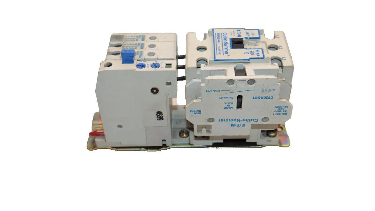Used Cutler-Hammer Eaton Starter CH AN16BN0 Size Sz 0 600V 18A 18 Amp 120v coil