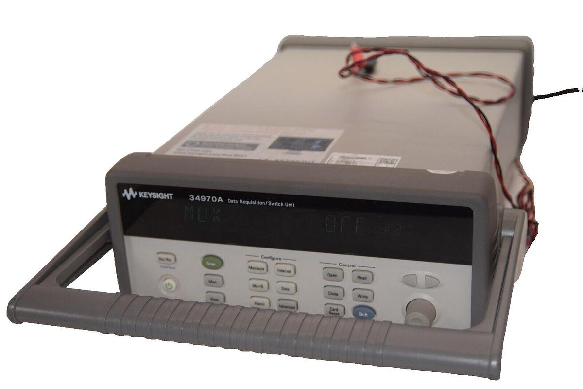 Used HP Keysight 34970A Data Aquisition Switch Unit w/ Keysight 34901A 20 Channel