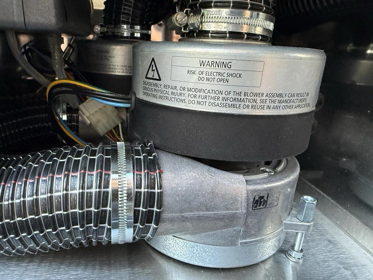 Used Epilog Laser 9000/800iE 2 Tier Exhaust System 080625DE engraver plasma welding