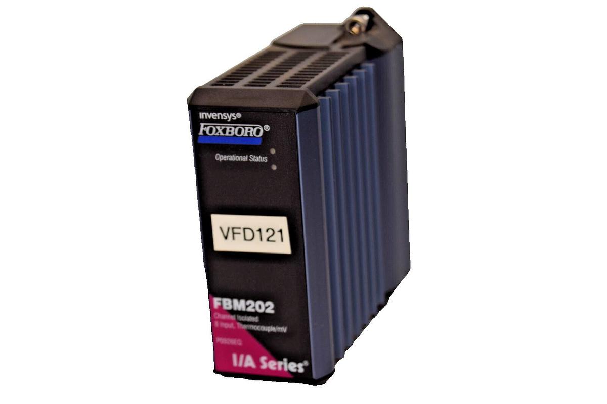 Used FOXBORO INVENSYS I/A Series Chan Isolated 8 Input Thermocouple/mV FBM202 P0926EQ