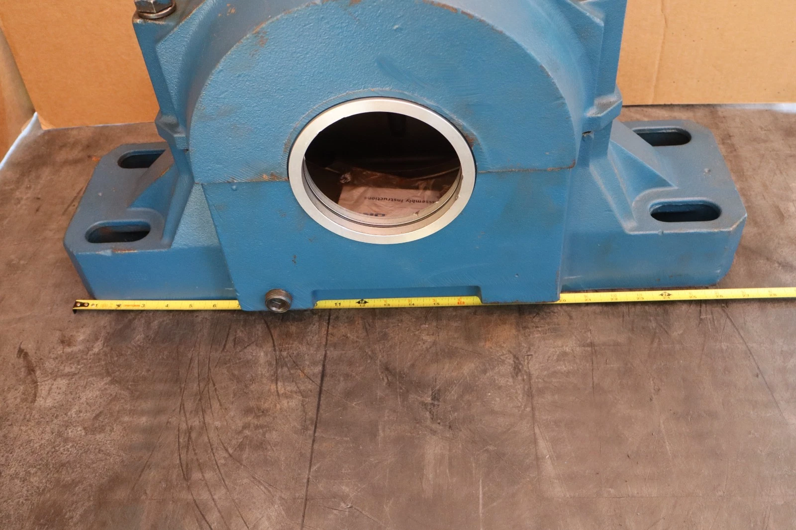 SKF Pillow Block HOUSING 4-Bolt SAF630 SAF-630 SAF 630 Split Plummer 2 Piece NOS