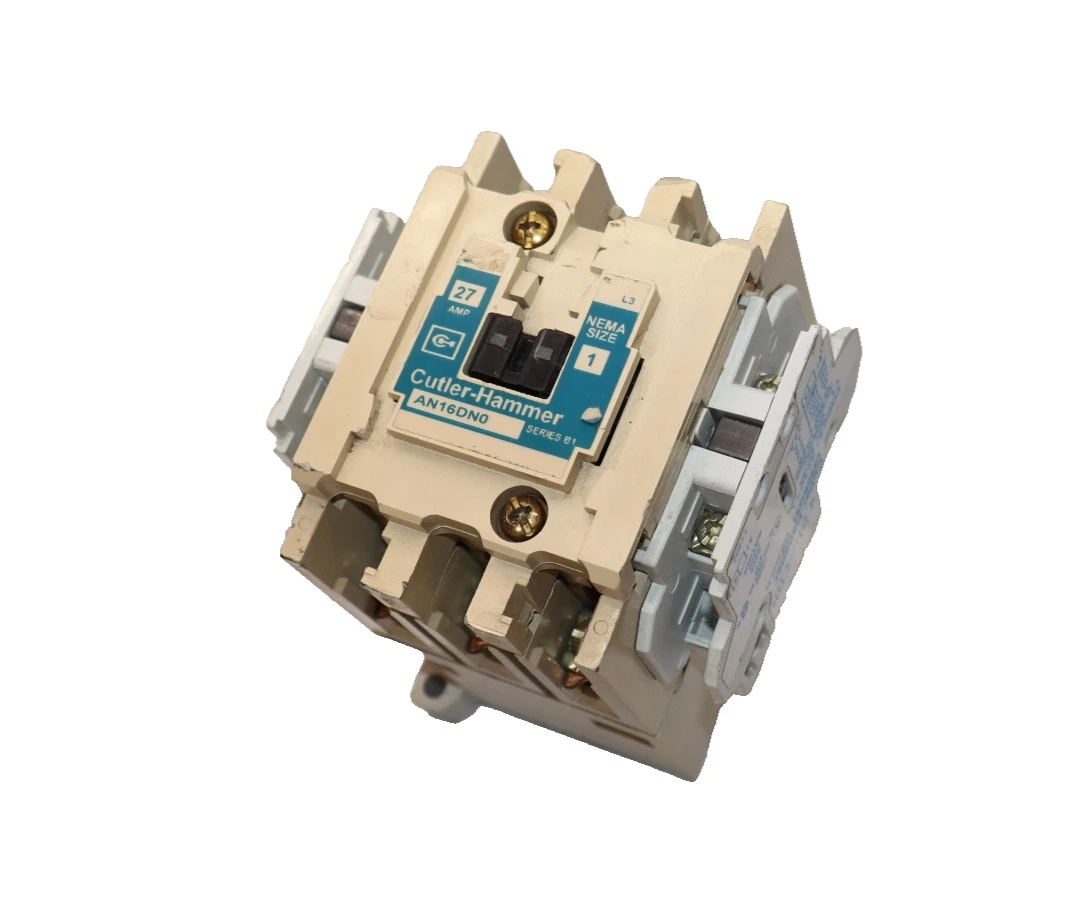 Cutler-Hammer Eaton Contactor AN16DN0 Size Sz 1 600V 27A 27 Amp 120v coil 3P