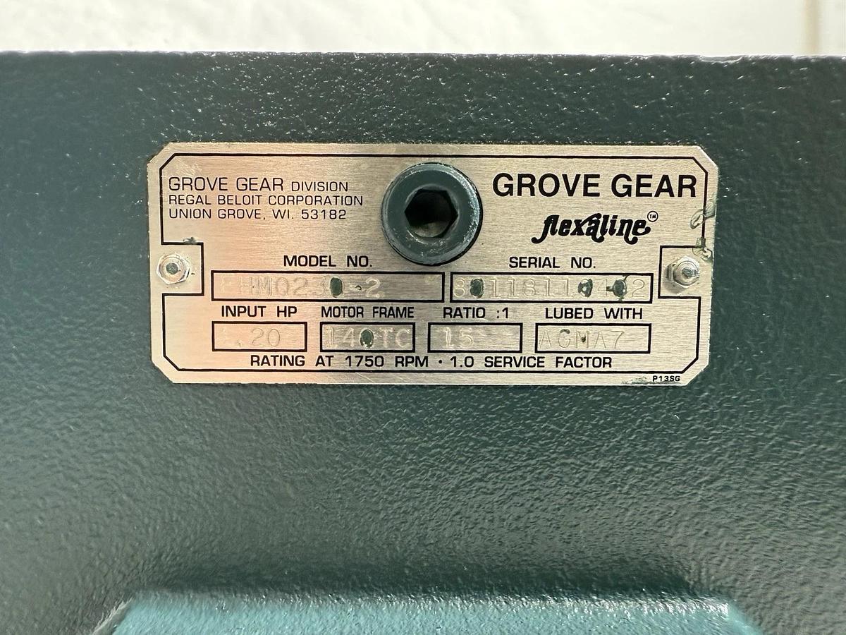 GROVE GEAR FHMQ230-2 FLEXALINE WORM SPEED REDUCER 15:1 FHMQ2302 (New)