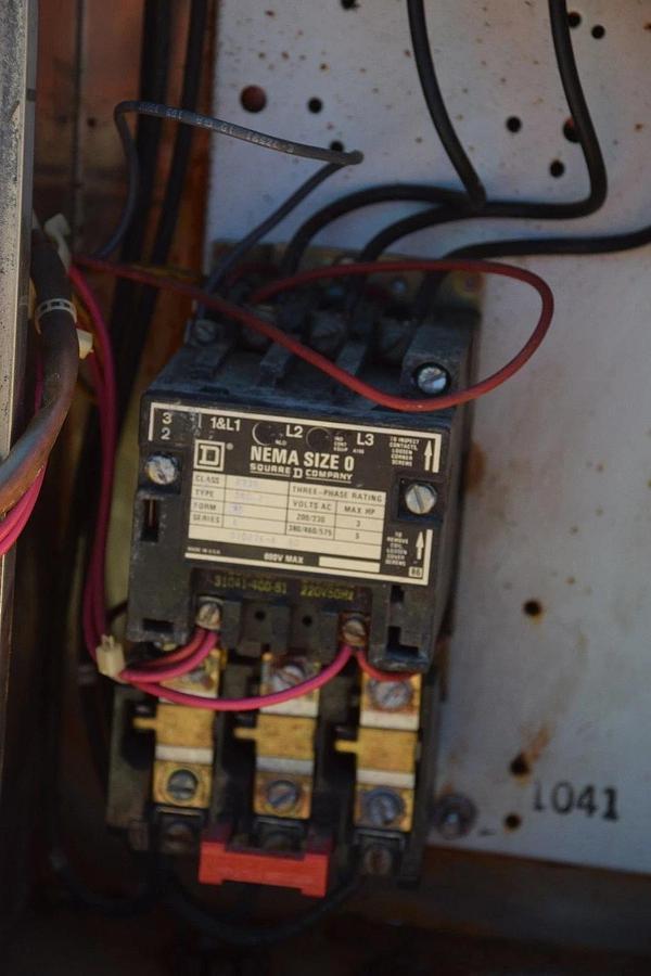 Used Square D S/S 8539-SCW43 Stainless steel 8536 SBO 2 Size 0 Starter contactor