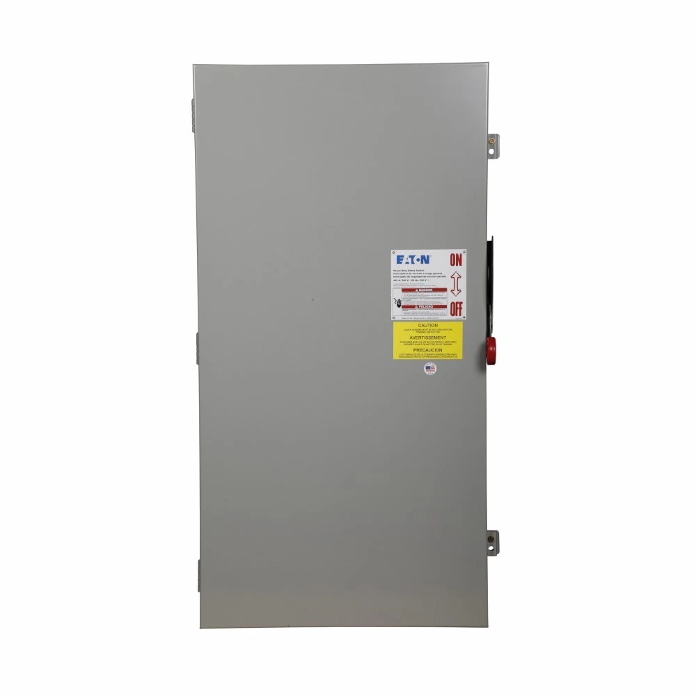 Eaton DH325NGK5 Heavy Duty, 4 wire Safety Switch Disconnect 400 Amp 240v Fusible
