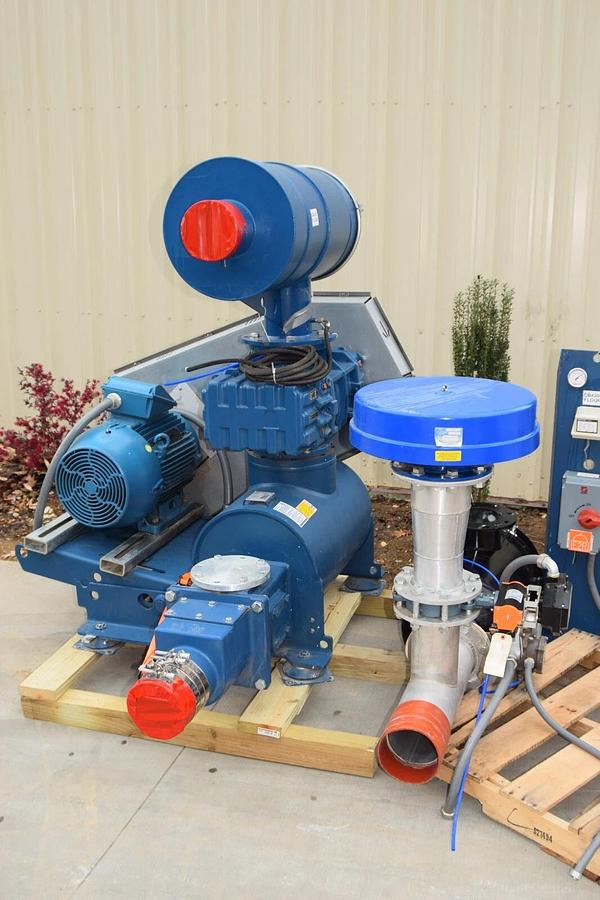 Used Aerzen GM35S Positive Displacement Rotary Lobe Industrial Blower Booster GM-35-S