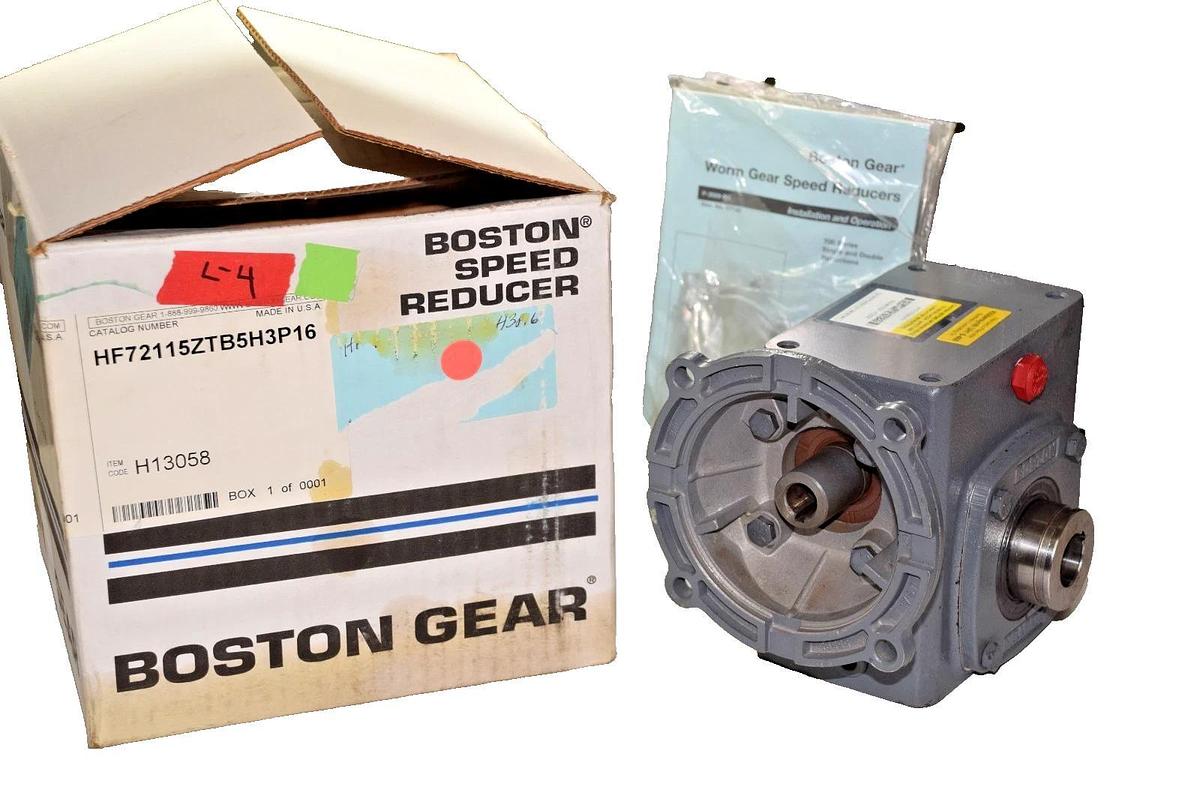 BOSTON GEAR HF72115ZTB5H3P16 1.72HP GEAR REDUCER RATIO 15 NEW