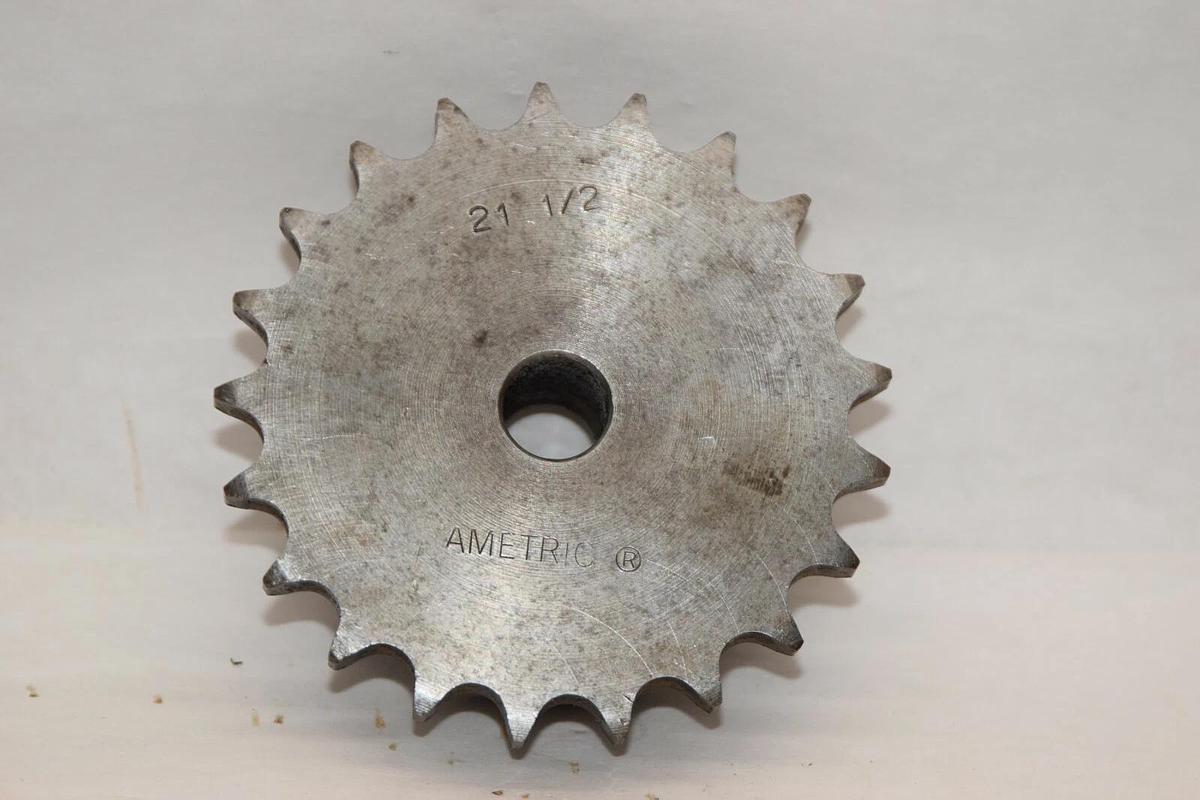 (NEW) AMETRIC 21 1/2 21 Teeth 1/2" Bore Sprocket