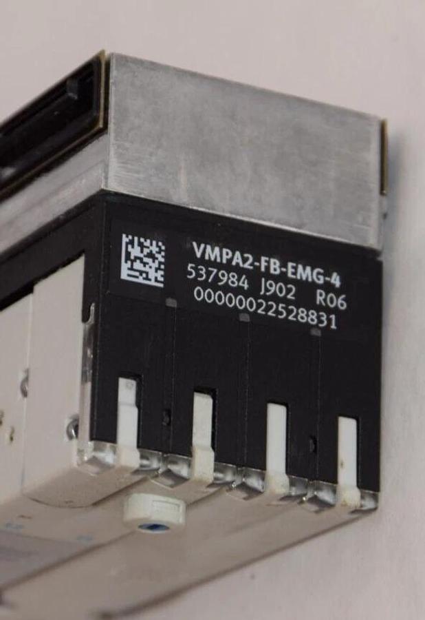 Used FESTO 537952 & VMPA2-FB-EMG-4 , 537984 Electronic Module Solenoid Valve
