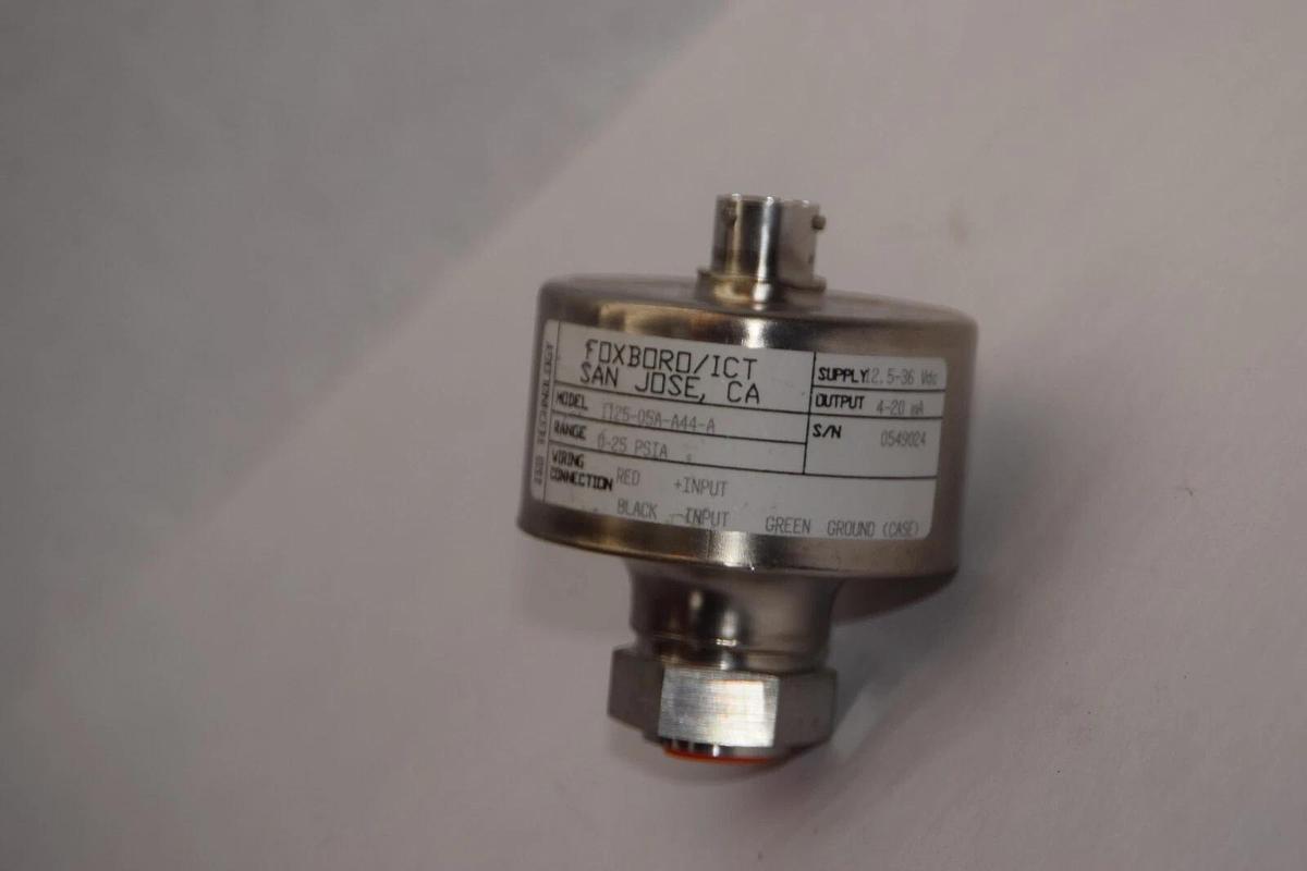 (NEW) FOXBORO 1125-05A-A44-A 0-25psia Transducer