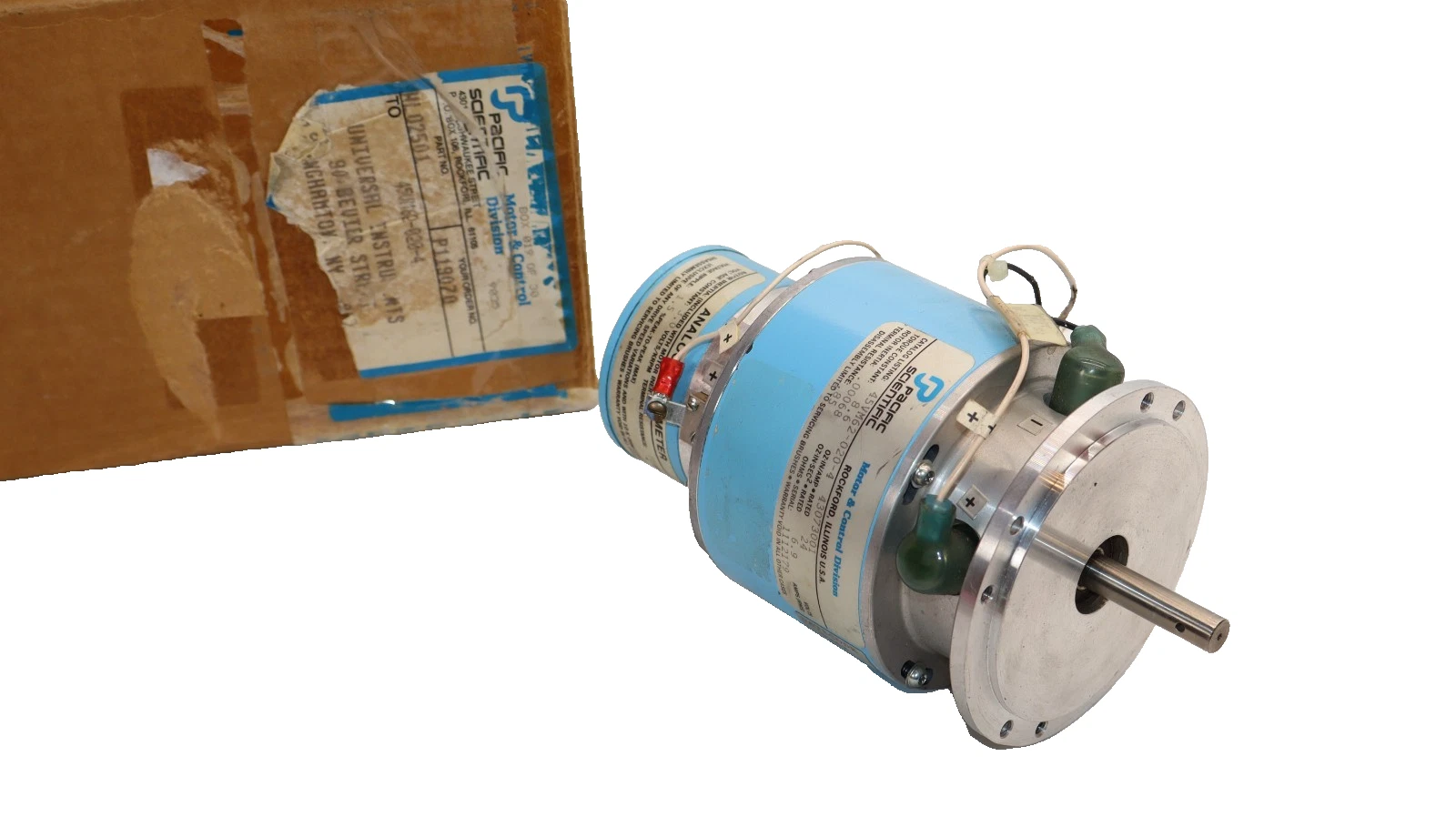 Pacific Scientific 45VM62-020-4 24V 6.9Amp Analog Tachometer (New)