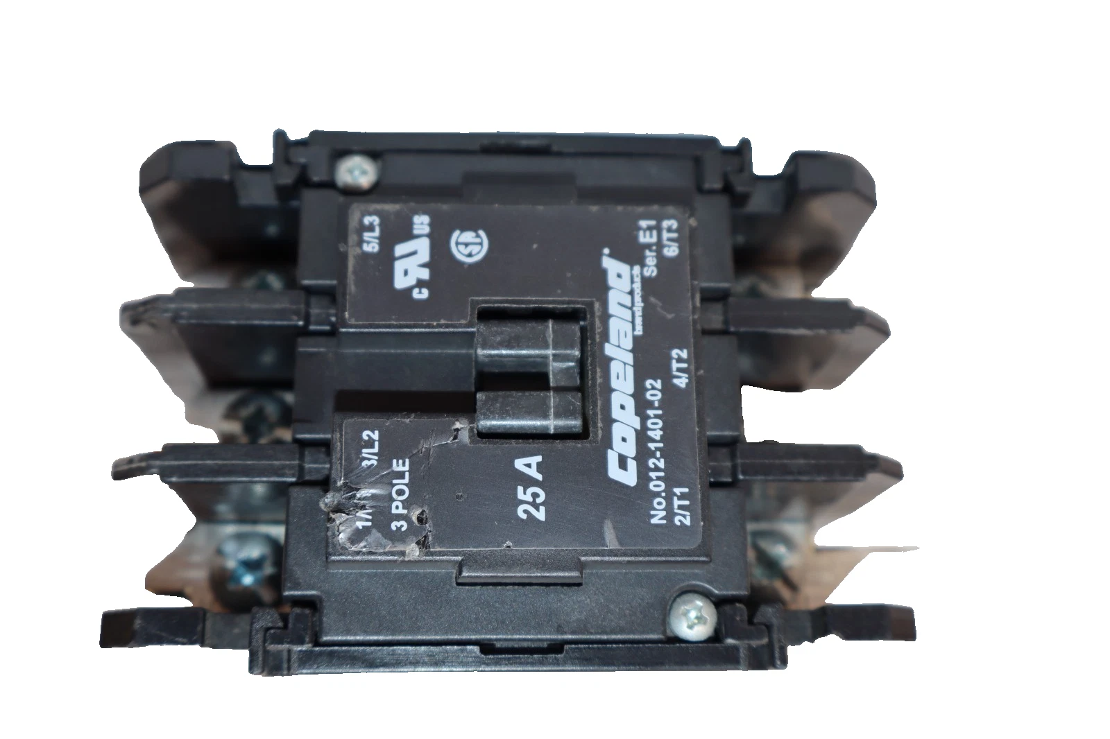 Copeland Contactor 25A , 012-1401-02 , 012140102 115V Coil Series E1