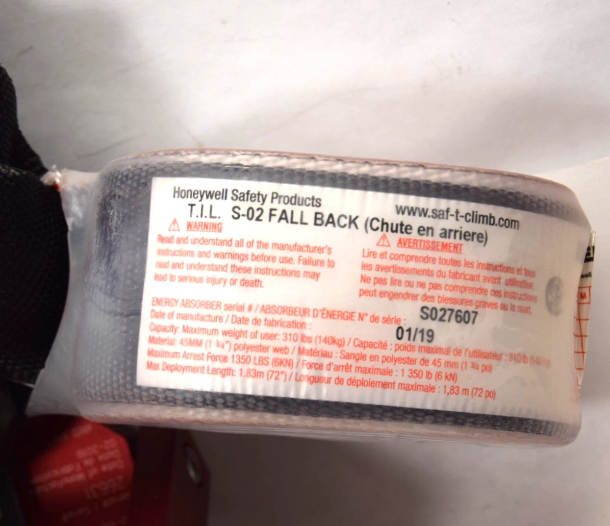 Miller/Honeywell Saf-T-Climb 602-100-003 Fall Prevention Sleeve Saf-T-Grip (New)
