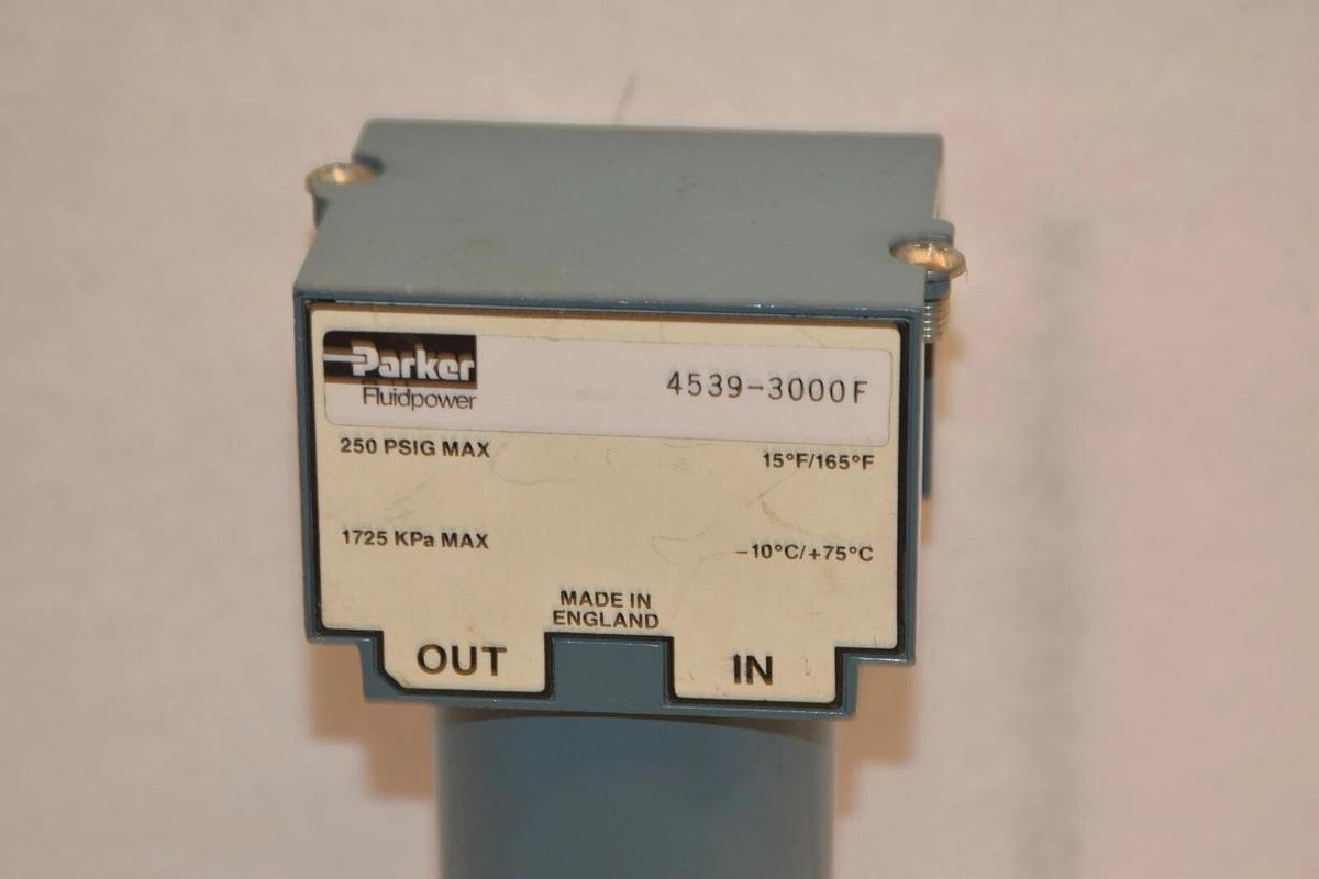 (NEW) PARKER 4539-3000F 45393000F 250psig Fluidpower Modular Standard Filter