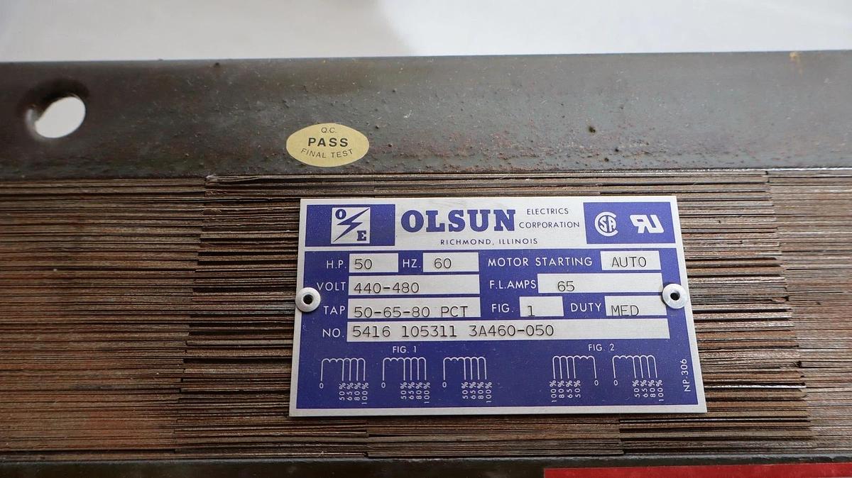 Olsun Electrics OE Transformer 50hp 440/480v 54161053113A460-050 50-65-80PCT 65A