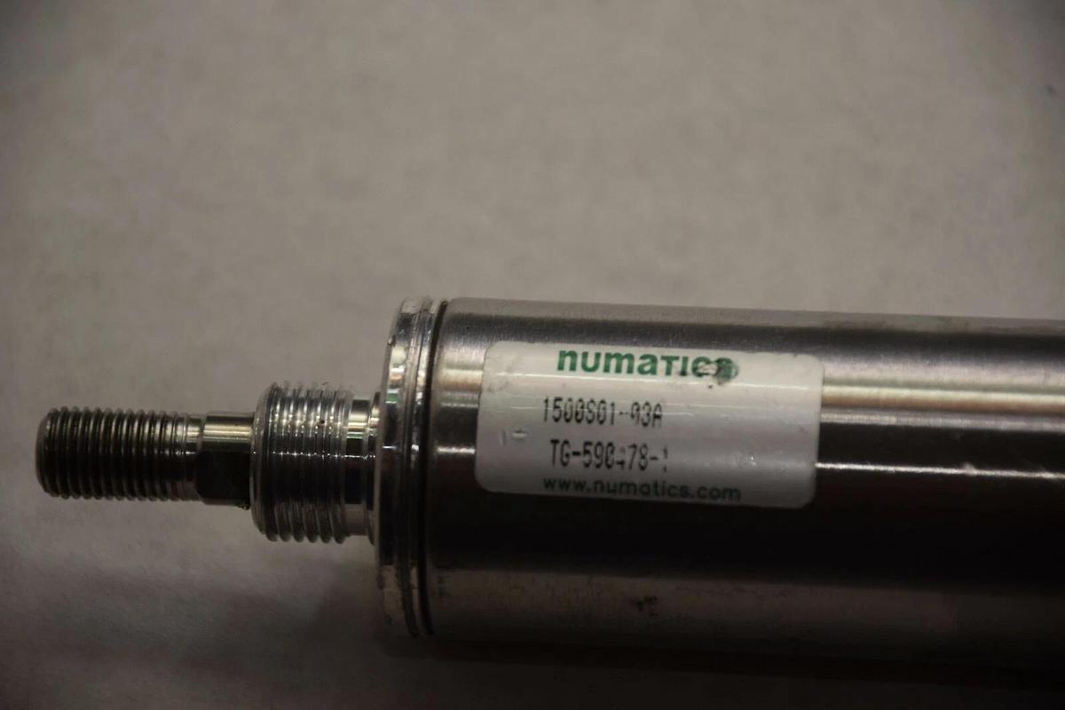 (NEW) NUMATICS 1500S01-03A TG-590478-1 PNEUMATIC CYLINDER