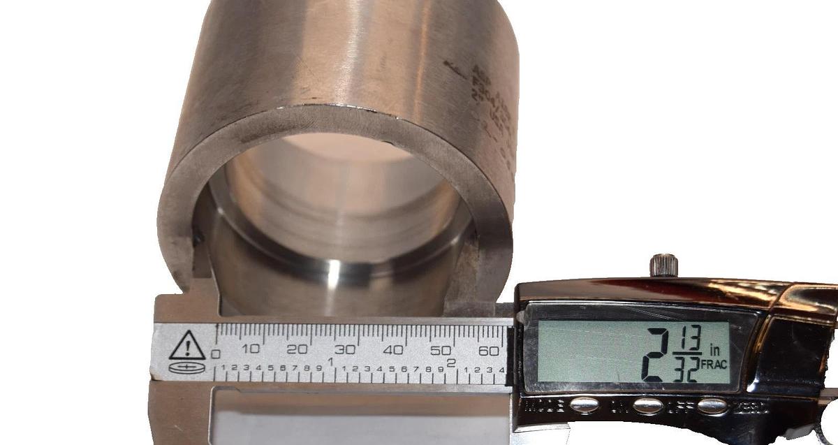 ASP A182 B16 F304/304L 3M 2" Stainless Steel Coupling (New)