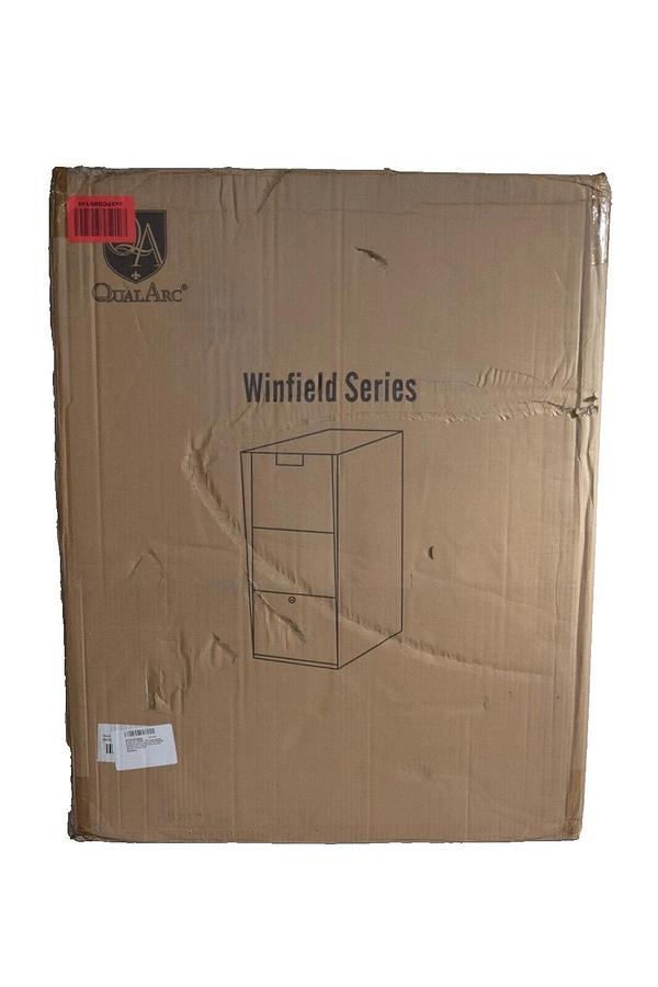 (NEW) QUALARC WF-VACMB Large Capacity Galvanized Steel Locking Mailbox Black