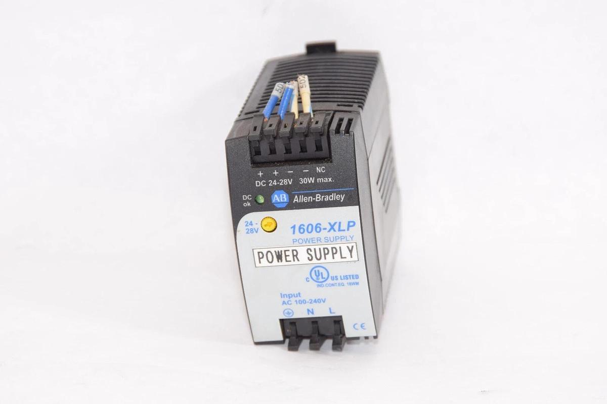 Used ALLEN BRADLEY 1606-XLP30E Series A 100-240V Power Supply