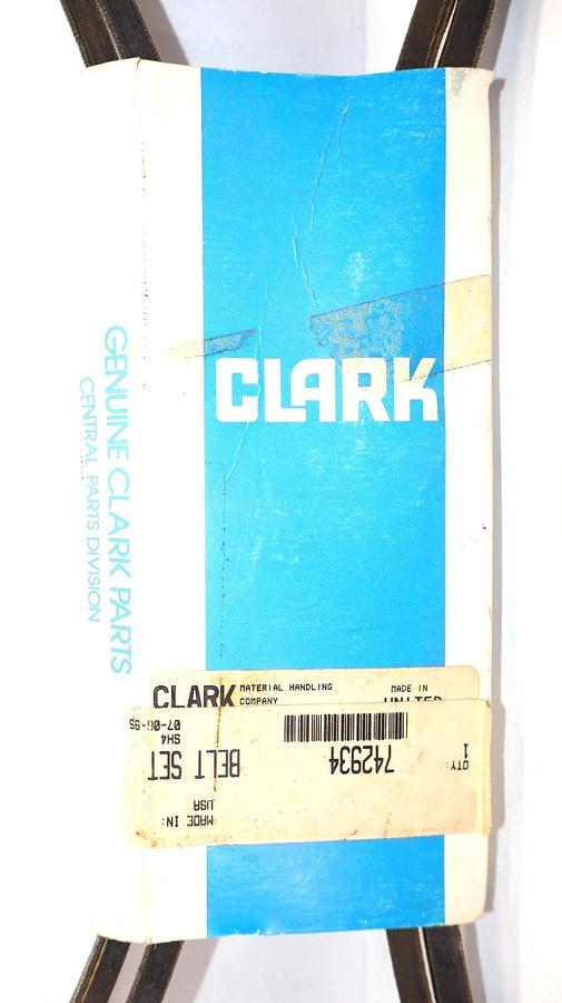 (NEW) CLARK 742934 , DF 42-0492 Fan V-Belt OEM USA