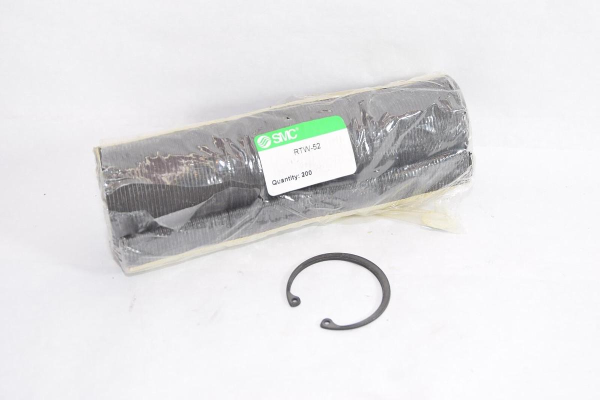 (NEW - Pack of 200) SMC RTW-52 RTW52 Snap Ring