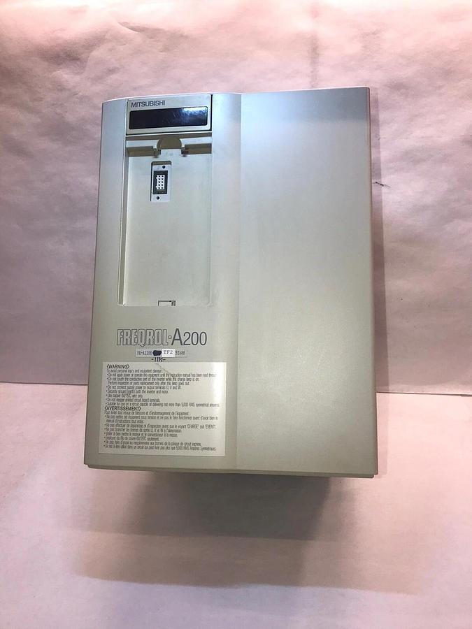 Used Mitsubishi Freqrol A200 Inverter Drive Model FR-A220E-11k-TF2