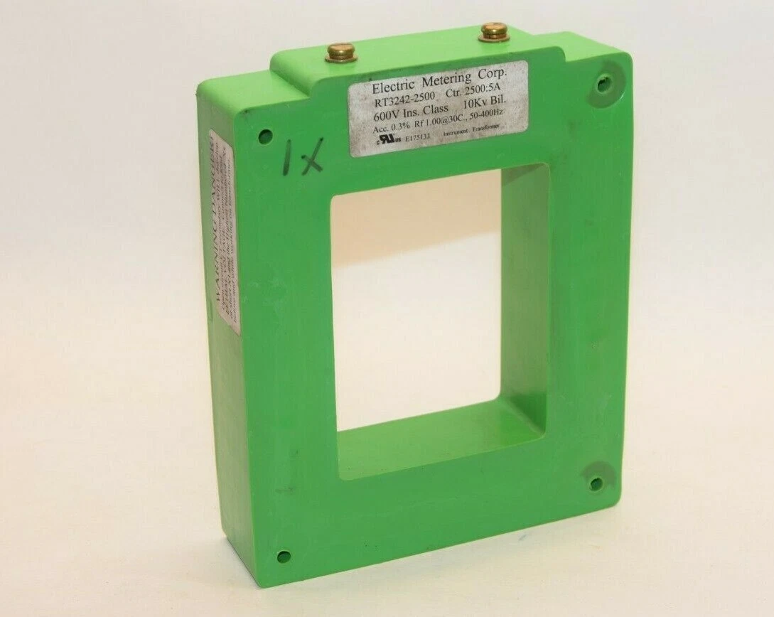 Used ELECTRIC METERING CORP. RT3242-2500 600V 2500:5A Current Transformer
