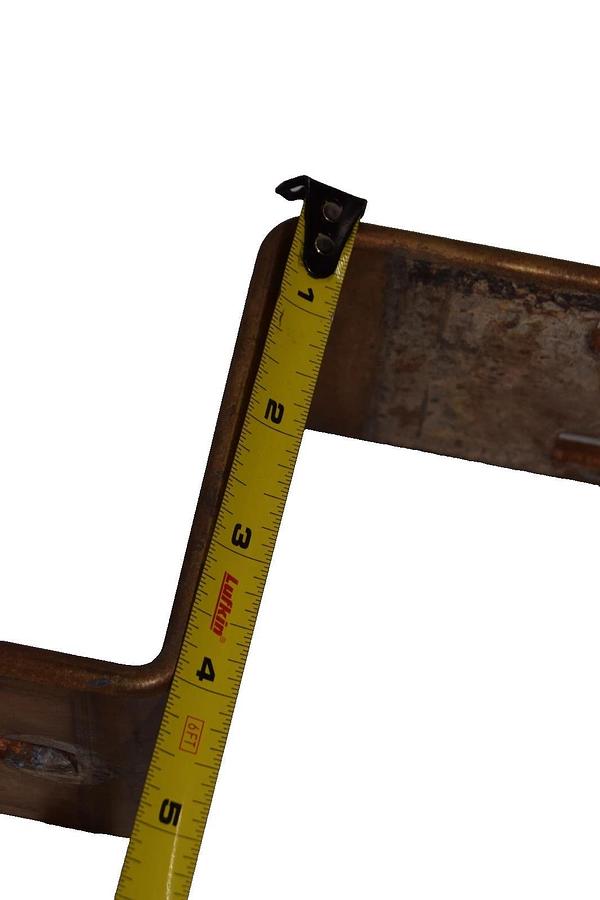 Used 3" x 33" x 1/4" (+4" offset Step) Copper Flat BusBar bus bar buss bar Stock