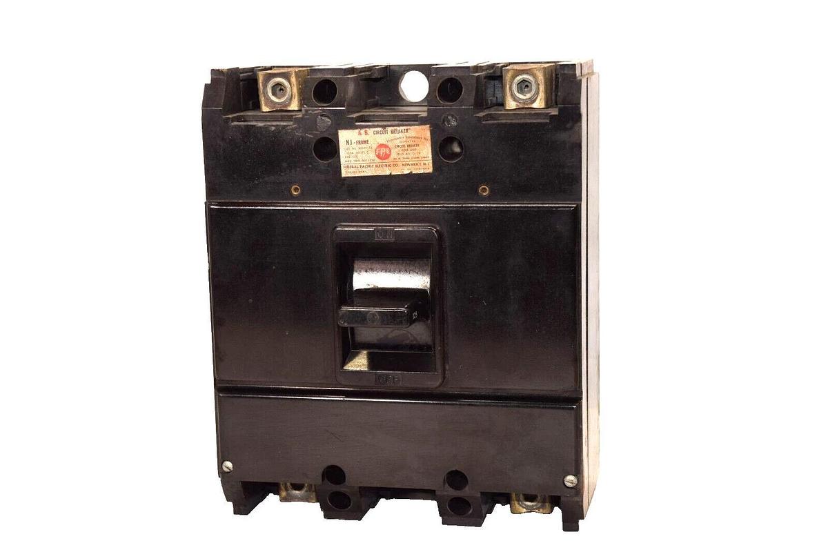 (NEW) FEDERAL PACIFIC ELECTRIC CO. NJ621125 125A 600Vac 2P Circuit Breaker